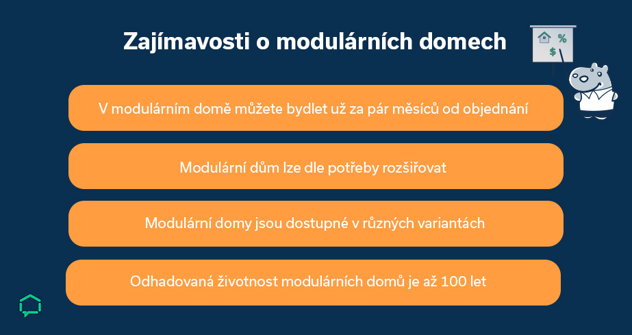 výhody modulárních domů
