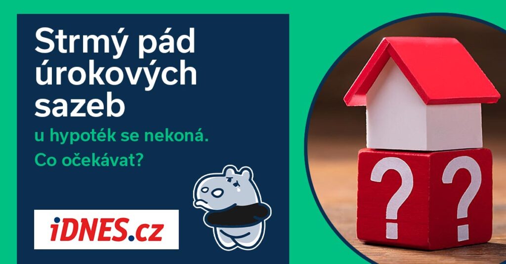 Strmý pád úrokových sazeb u hypoték se nekoná. Co očekávat?