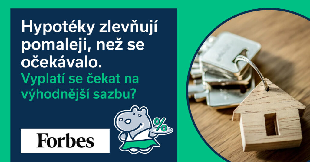 Hypotéky zlevňují pomaleji, než se očekávalo. Vyplatí se čekat na výhodnější sazbu?