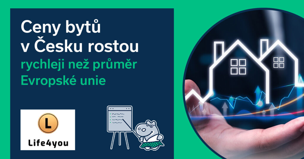 Ceny bytů v Česku rostou rychleji než průměr Evropské unie