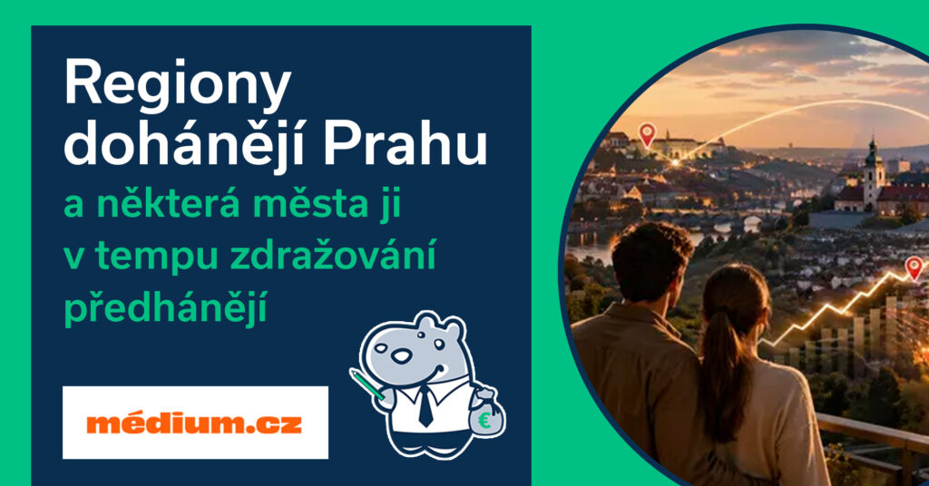 Regiony dohánějí Prahu - a některá města ji v tempu zdražování předhánějí