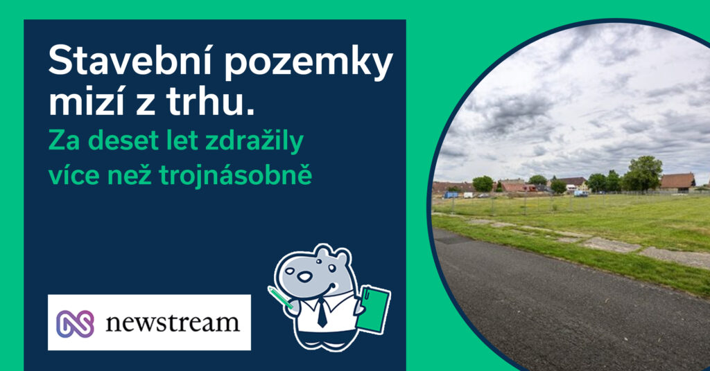 Stavební pozemky mizí z trhu. Za deset let zdražily více než trojnásobně