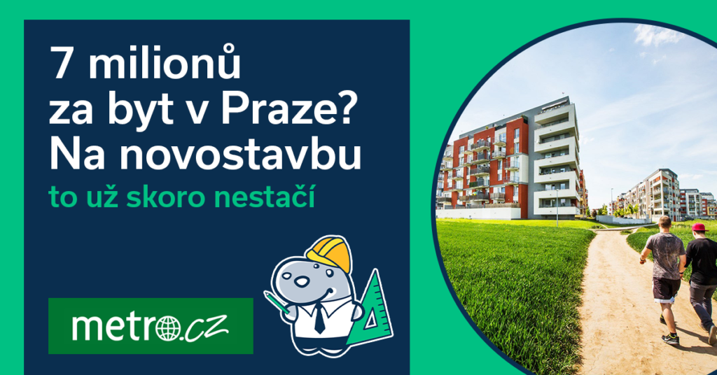 Ceny bytů v Praze rostou. Sedmimilionová hypotéka chce příjem 100 tisíc korun