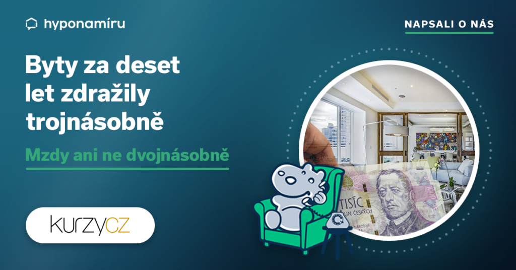 Ceny bytů se za deset let více než ztrojnásobily. Mzdy nestihly ani dvojnásobek